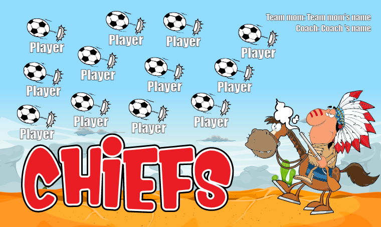 Chiefs Soccer Banner
