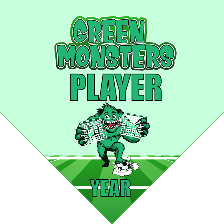 Green Monsters - Homeplate Soccer Pennant