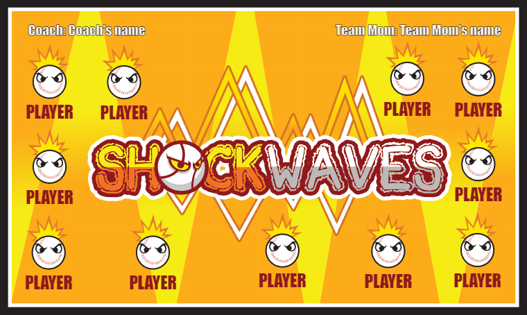 Shockwave 2 - Softball Banner