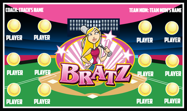 Bratz - Softball Banner