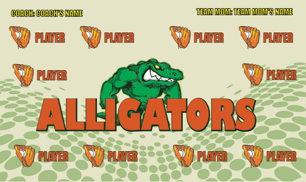 Alligators 5 - Softball Banner