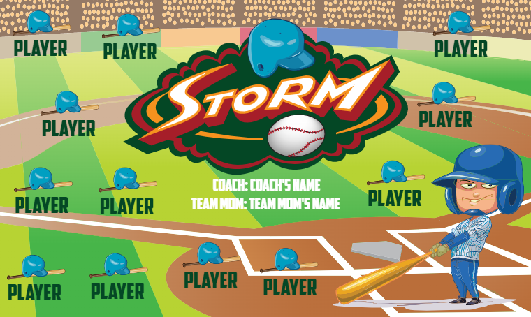 Storm - Softball Banner