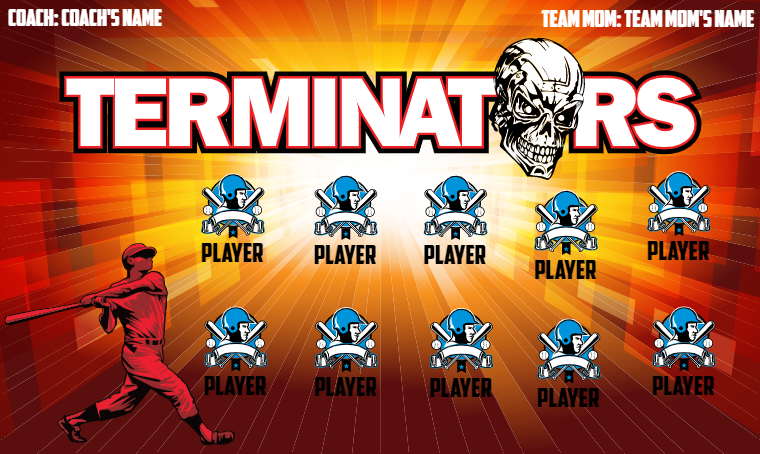 Terminators 2 - Softball Banner