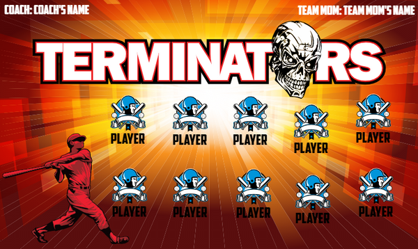Terminators 2 - Softball Banner