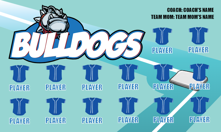 Bulldogs 5 - Softball Banner