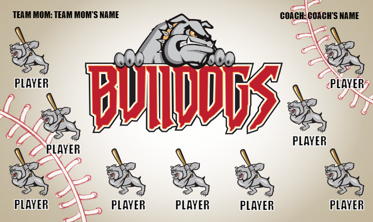 Bulldogs 6 - Softball Banner