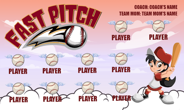 Fast Pitch 3 - Softball Banner