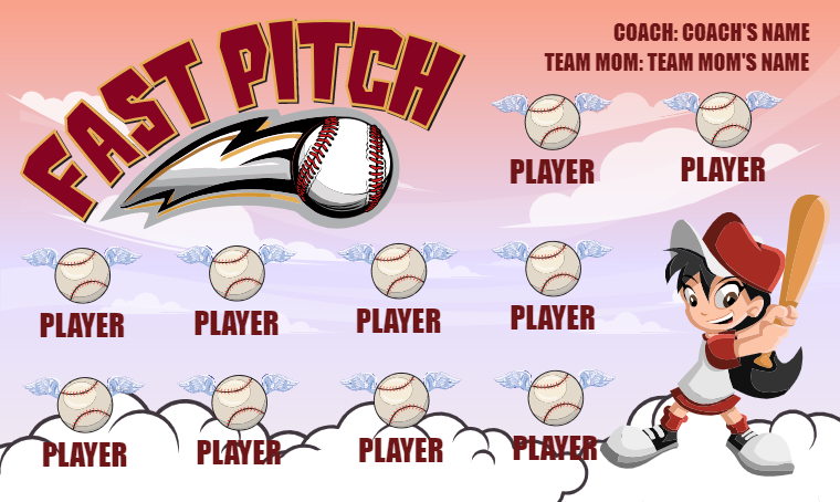 Fast Pitch 3 - Softball Banner