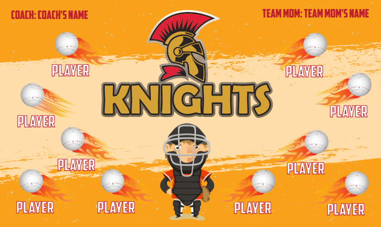 Knights - Softball Banner