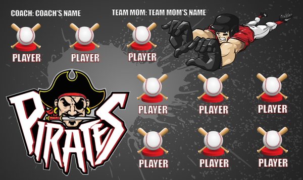 Pirates - Softball Banner