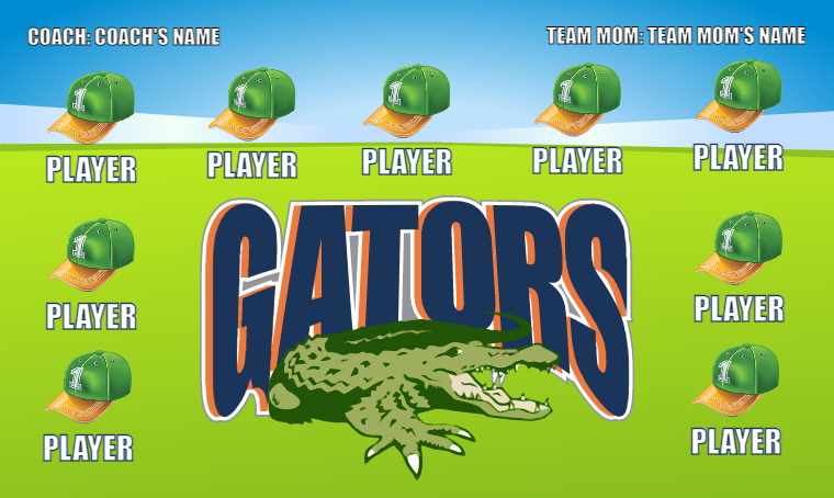 Gators 5 - Softball Banner