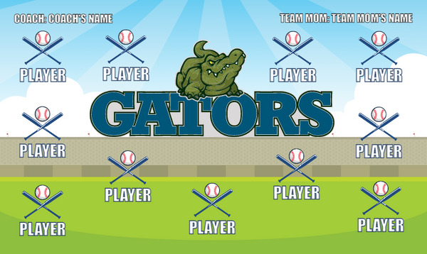 Gators 4 - Softball Banner