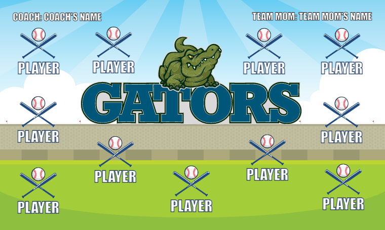 Gators 4 - Softball Banner