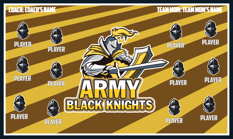 Army Black Knights - Softball Banner