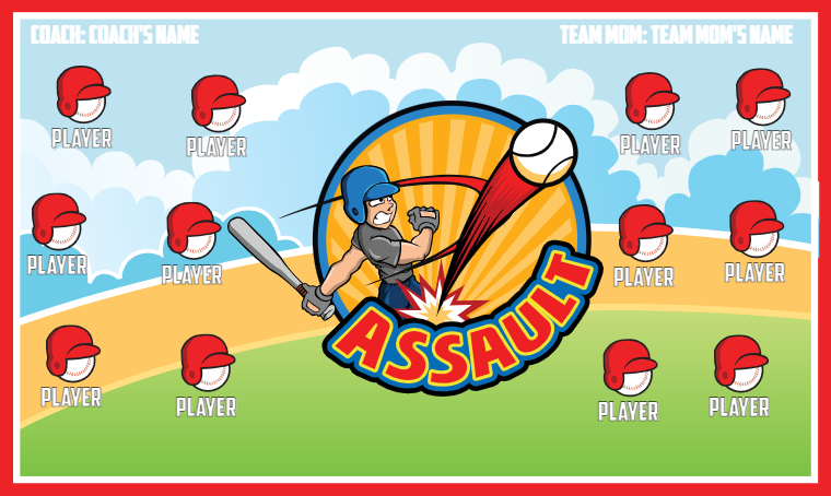 Assault - Softball Banner