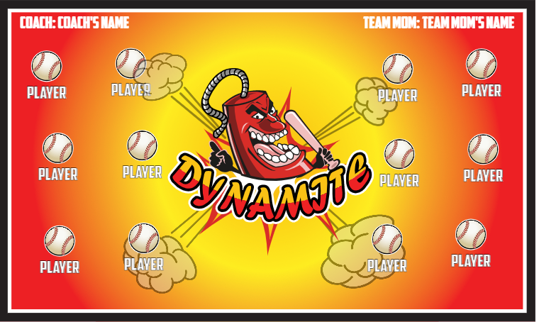 Dynamite 2 - Softball Banner