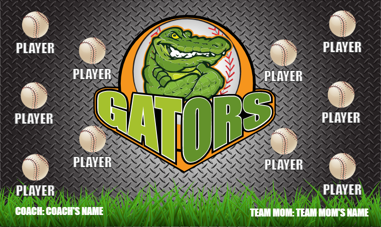 Gators 3 - Softball Banner