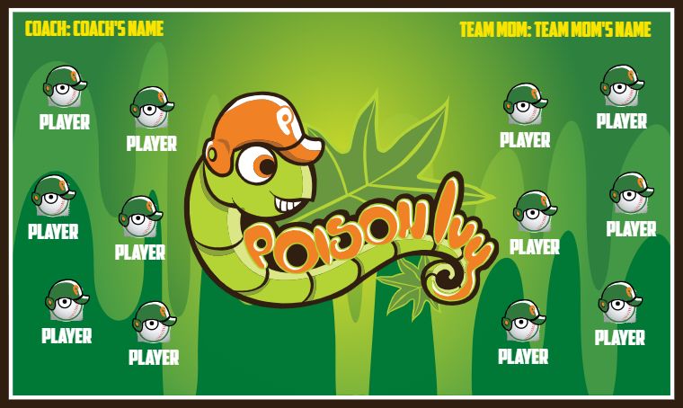 Poison Ivy 2 - Softball Banner