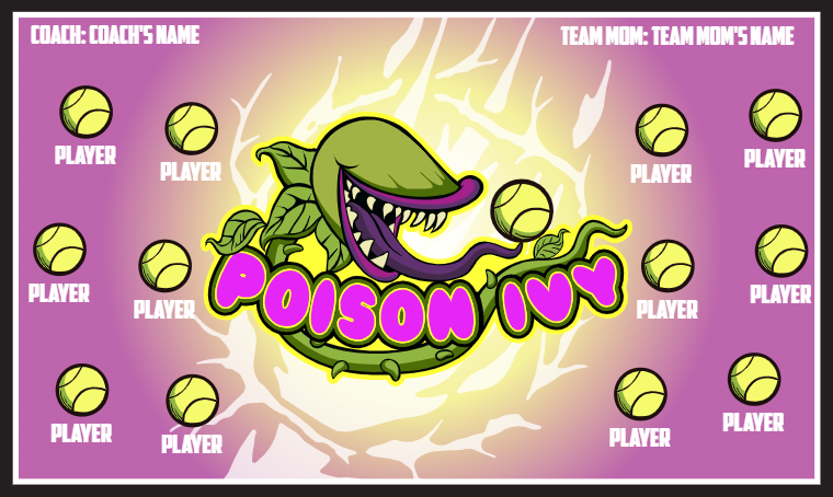 Poison Ivy - Softball Banner