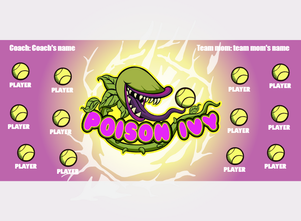 Poison Ivy 2 - Softball - Pole Pocket Banner