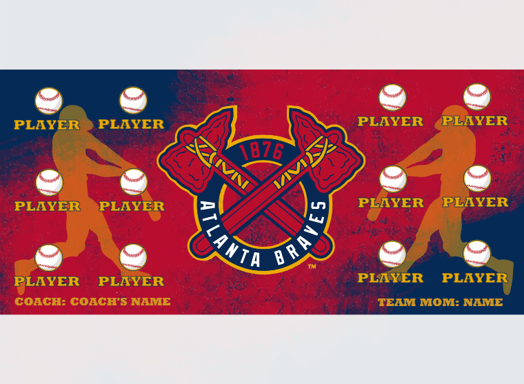Atlanta 4 - Baseball - Pole Pocket Banner