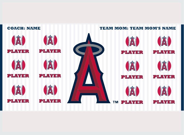 Angels 2 - Baseball - Pole Pocket Banner