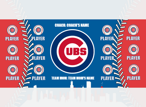 Cubs 1 - Baseball - Pole Pocket Banner