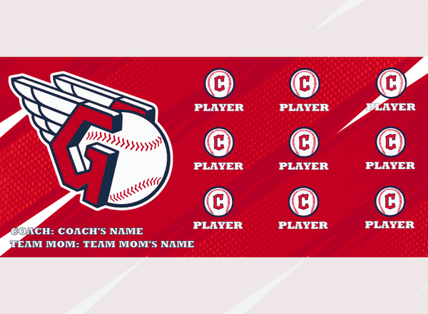 Cleveland Guardians - Baseball - Pole Pocket Banner