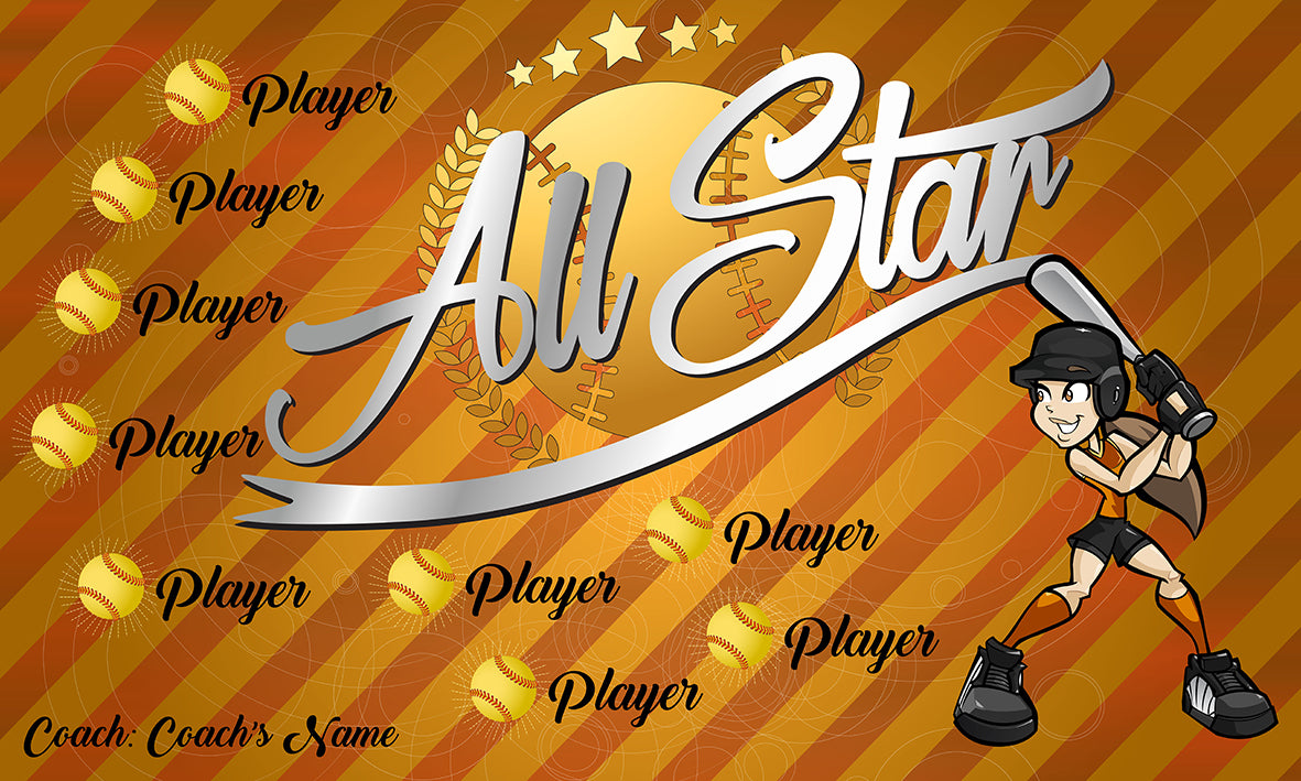 Allstar 18 - Baseball Banner