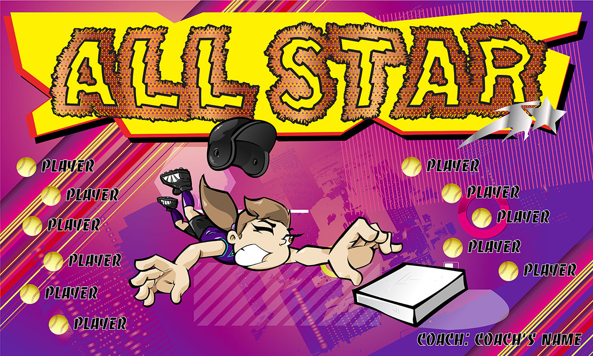 Allstar 21 - Baseball Banner