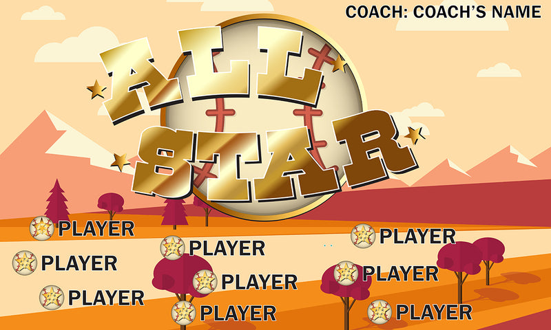 Allstar 23 - Baseball Banner