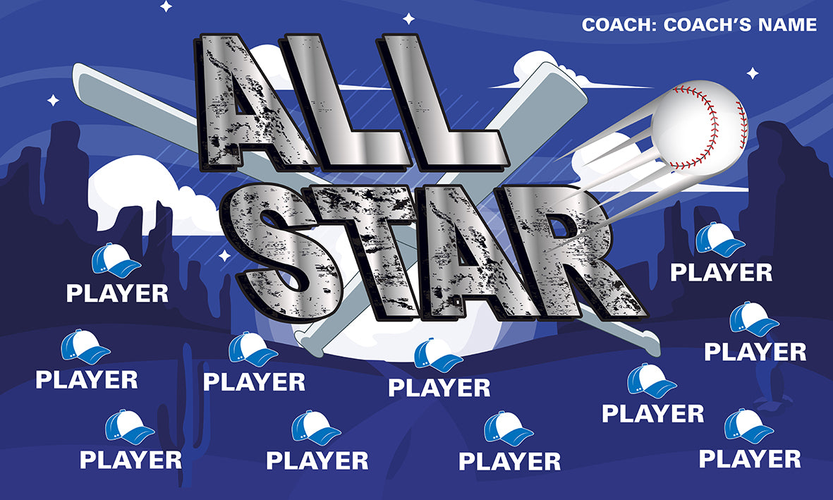 Allstar 28 - Baseball Banner