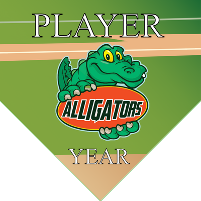 Alligators - Home Plate Softball Pennant