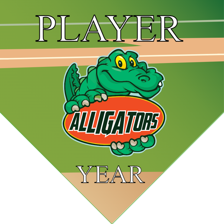 Alligators - Home Plate Softball Pennant