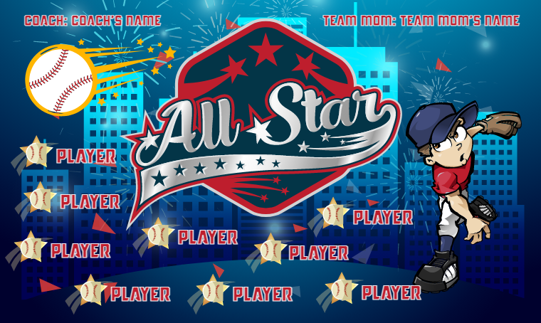 Allstar 2 - Baseball Banner