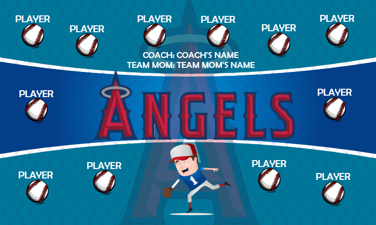 Angels - Baseball Banner