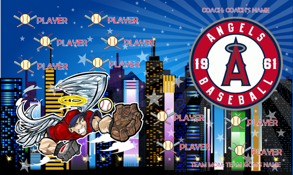 Angels 2 - Baseball Banner