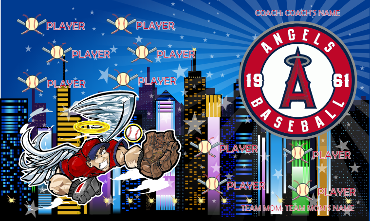 Angels 2 - Baseball Banner