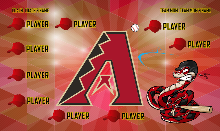 Arizona Diamondbacks - Baseball Banner