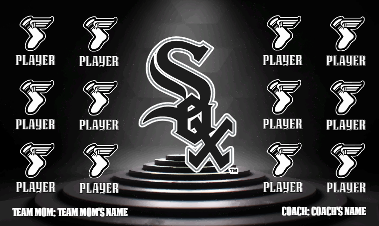 Chicago White Sox 8 - Baseball Banner