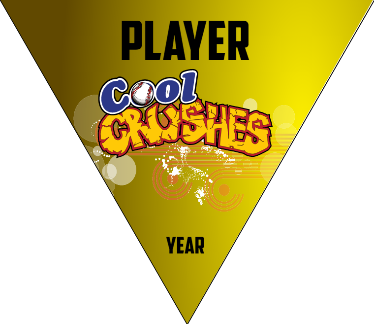 Cool Crushes - Triangle Softball Pennant