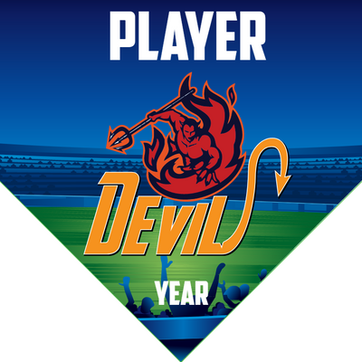 Devil - Home Plate Softball Pennant