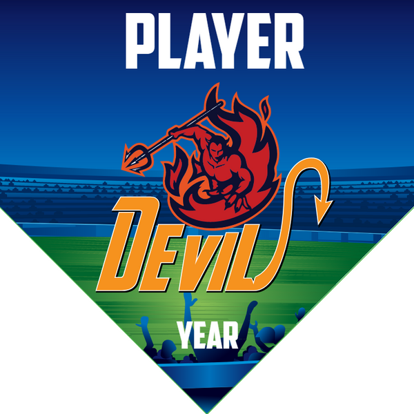 Devil - Home Plate Softball Pennant