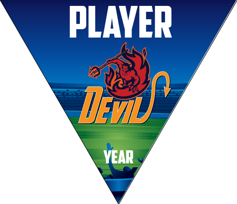 Devils 2 - Triangle Softball Pennant