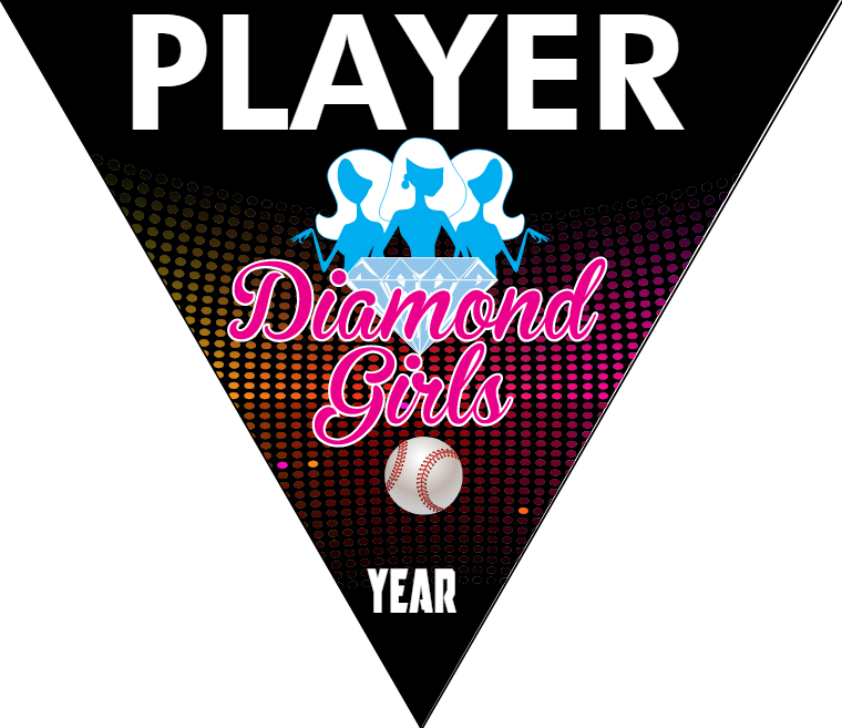 Diamond Girls - Triangle Softball Pennant