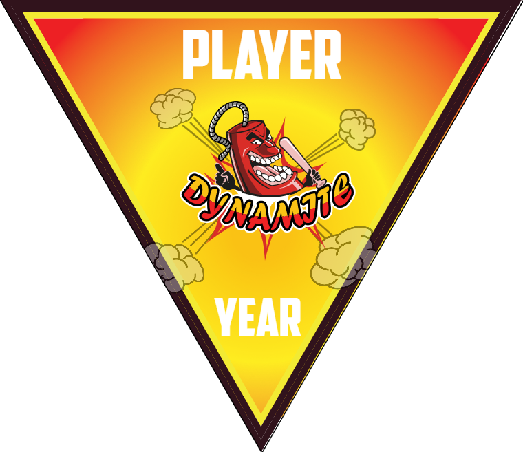 Dynamite - Triangle Softball Pennant