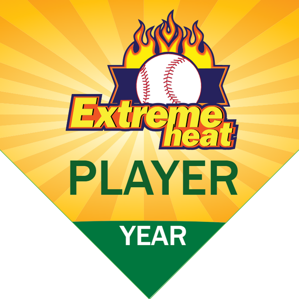 Extreme Heart 2 - Home Plate Softball Pennant