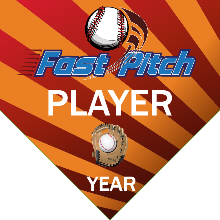 Fast Pitch - Home Plate Softball Pennant