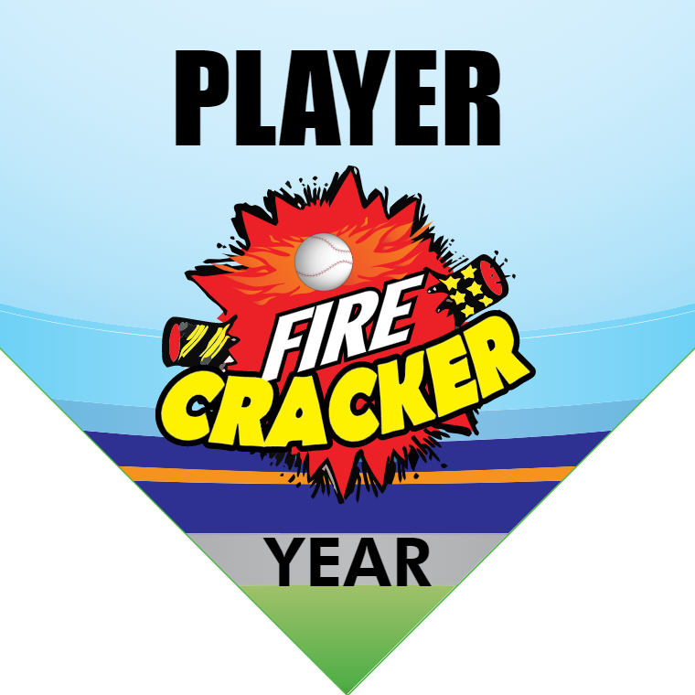 Fire Cracker - Home Plate Softball Pennant