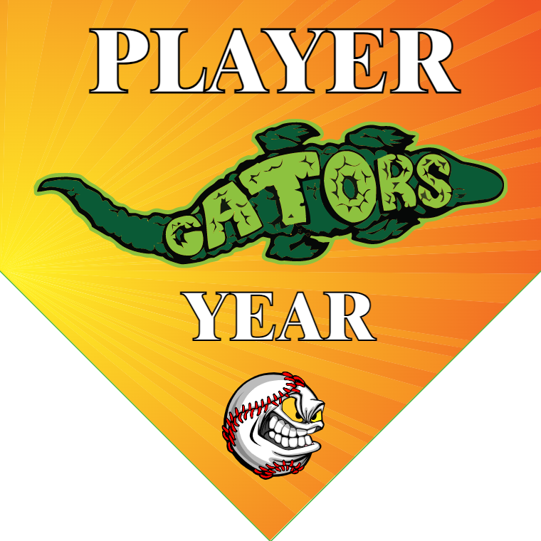 Gators - Home Plate Softball Pennant